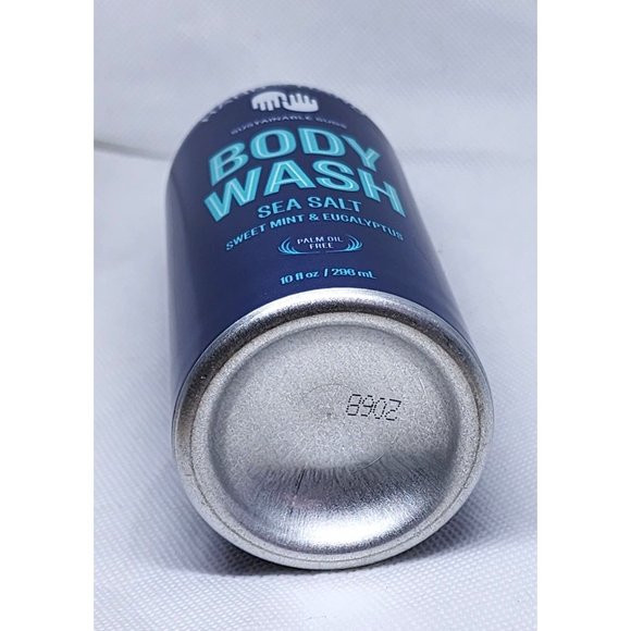Hand In Hand Sustainable Suds Sea Salt Sweet Mint & Eucalyptus Body Wash - Picture 3 of 11
